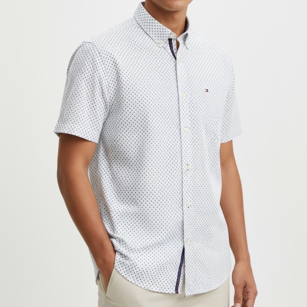 Tommy Hilfiger Button-Up Shirt Men’s Size Large NWT $55 Retail